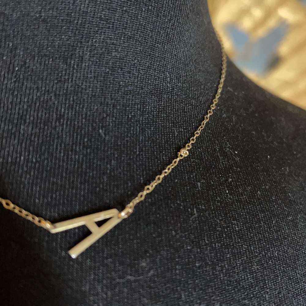 Urban Outfitters Initial letter “A” necklace - Picture 2 of 6